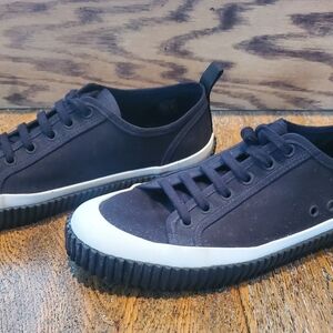 James Perse - Mens - Size 9 - Low - Sneakers - Lace Up - Rubber Trimmed Canvas